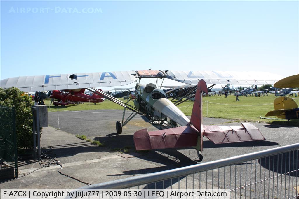 F-AZCX, Morane-Saulnier MS-341-3 C/N 4234-3, on display at Cerny La Ferté-Alais