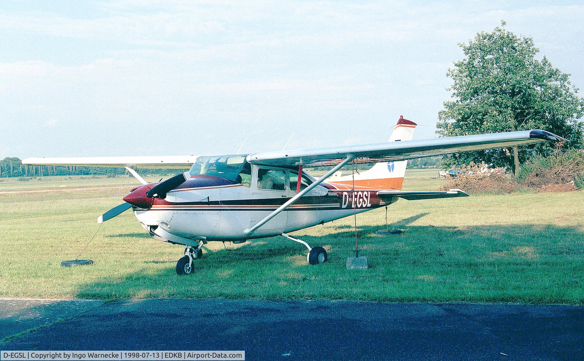 D-EGSL, Cessna TR182 Turbo Skylane RG C/N R18201364, Cessna R182 Skylane RG at Bonn-Hangelar airfield
