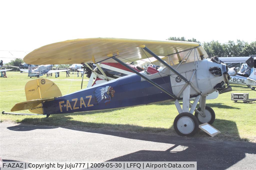 F-AZAZ, Morane-Saulnier MS-185 C/N 01, on display at Cerny La Ferté-Alais
