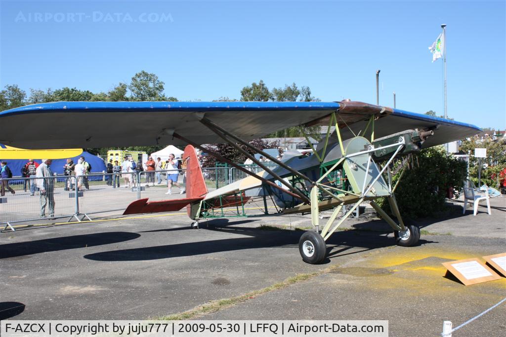 F-AZCX, Morane-Saulnier MS-341-3 C/N 4234-3, on display at Cerny La Ferté-Alais