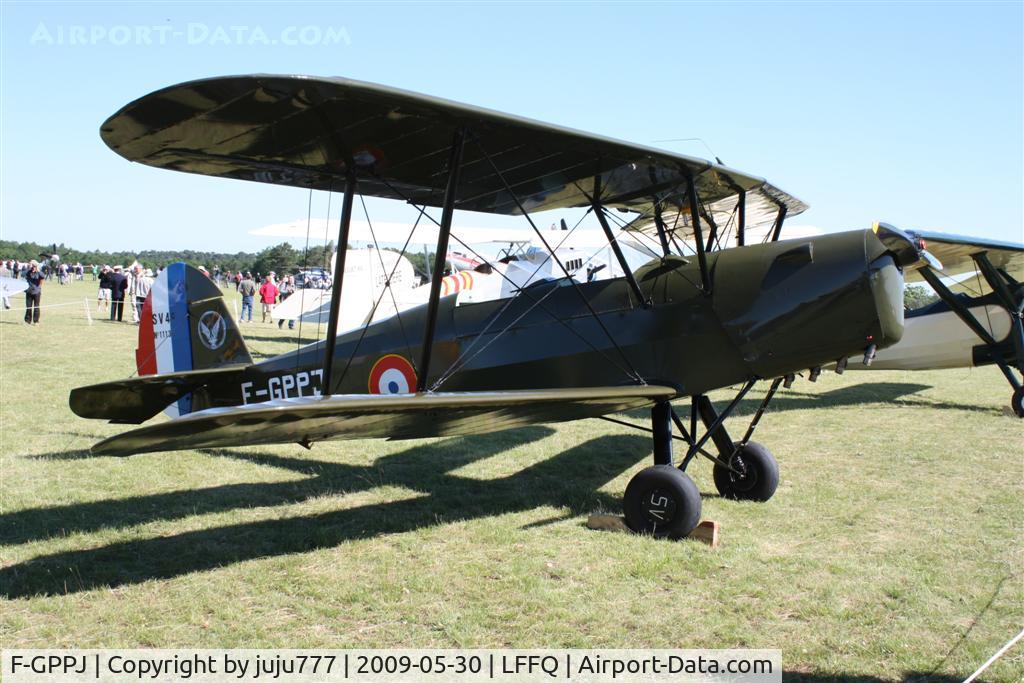F-GPPJ, Stampe-Vertongen SV-4C C/N 1113, on display at Cerny La Ferté-Alais