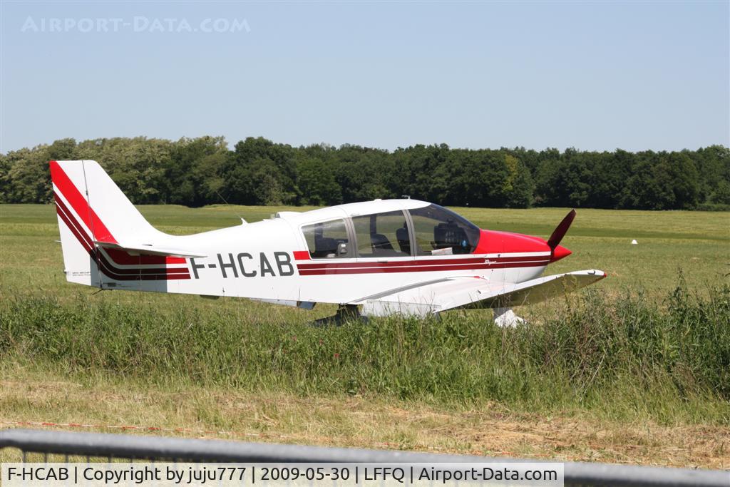 F-HCAB, Robin DR-400-180 Regent C/N 2615, on display at Cerny La Ferté-Alais