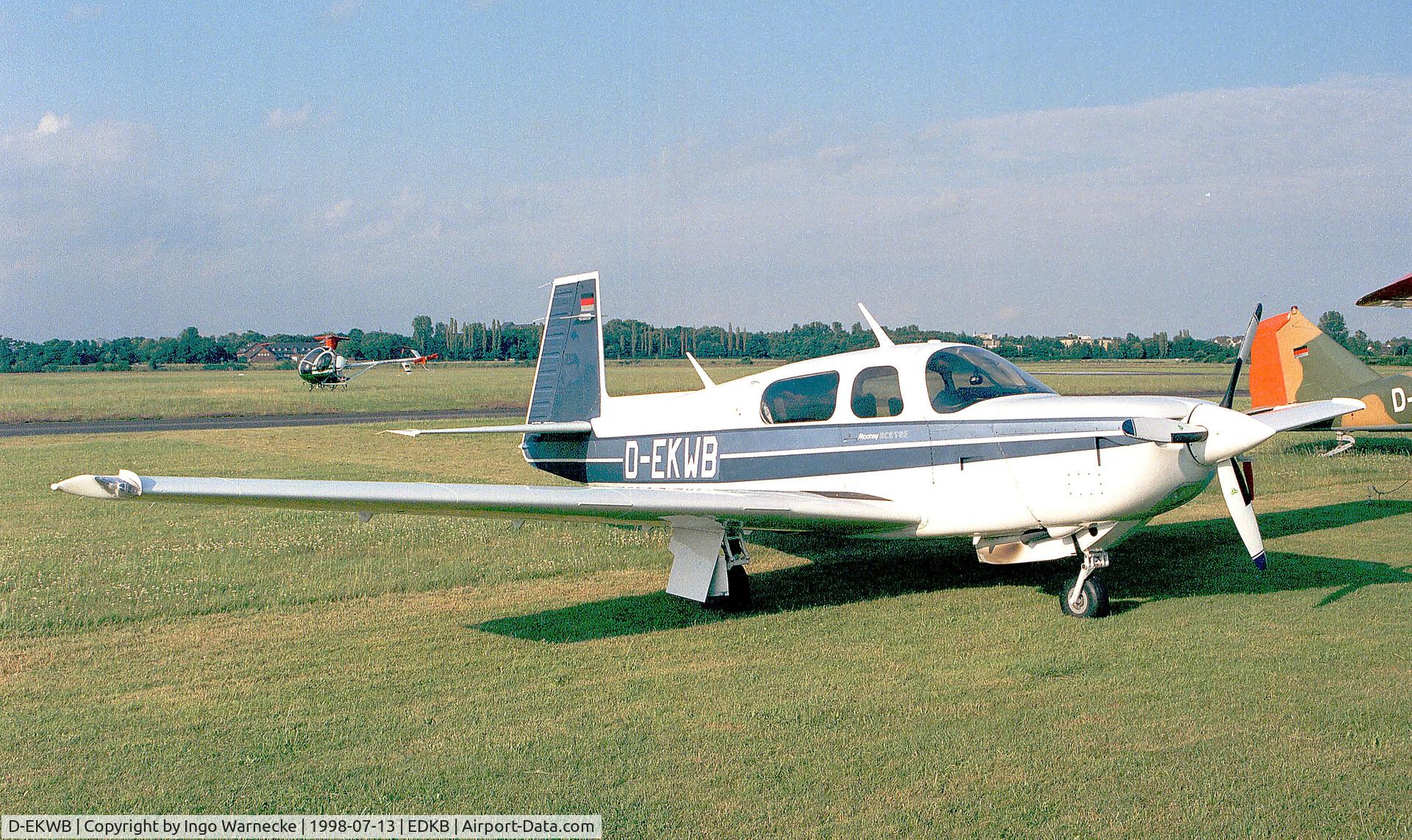 D-EKWB, 1987 Mooney M20K C/N 25-1104, Mooney M20K Model 252 TSE at Bonn-Hangelar airfield