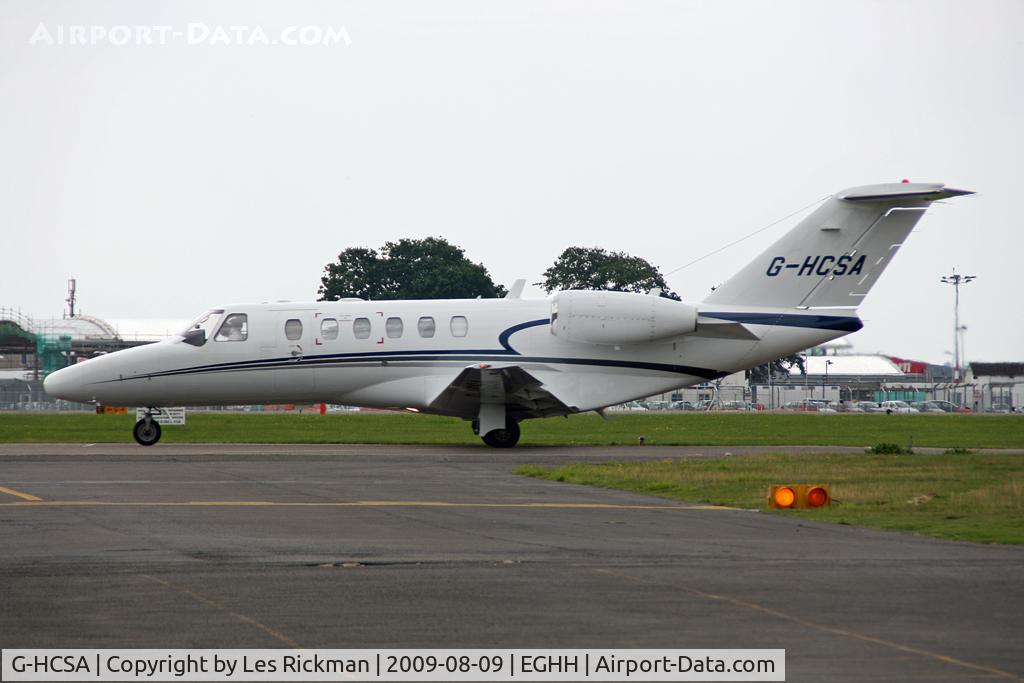 G-HCSA, 2006 Cessna 525A CitationJet CJ2+ C/N 525A-0334, Citation just leaving