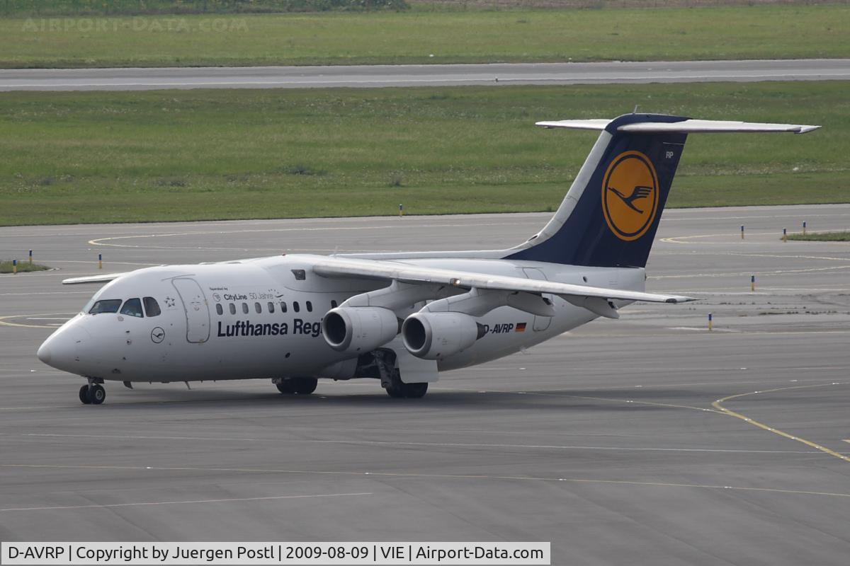 D-AVRP, 1997 British Aerospace Avro 146-RJ85 C/N E.2303, Avro RJ85