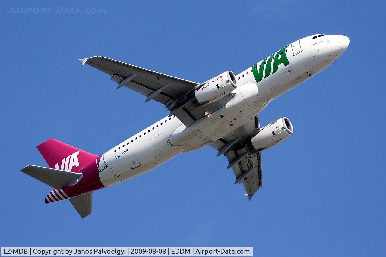 LZ-MDB, 2007 Airbus A320-214 C/N 3125, VIA Air VIA Bulgarian Airways Airbus A320-232