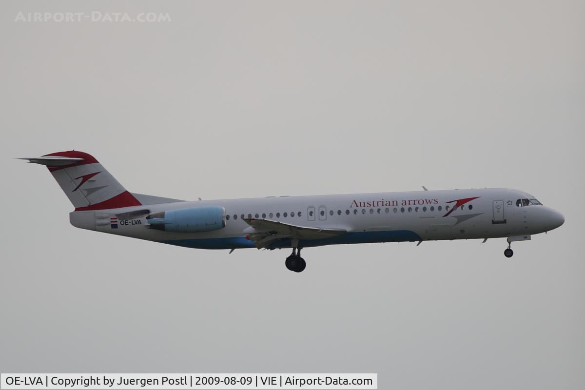 OE-LVA, 1994 Fokker 100 (F-28-0100) C/N 11490, Fokker 100