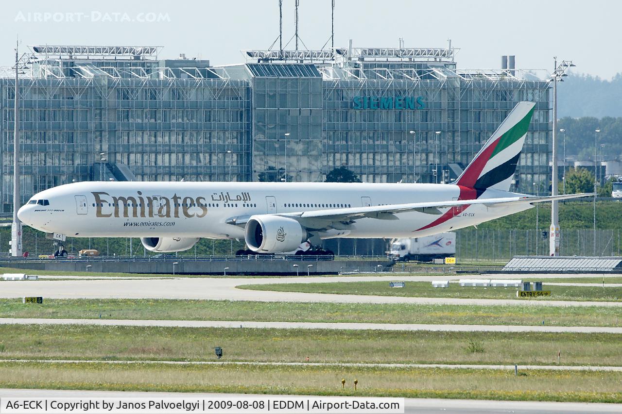 A6-ECK, 2008 Boeing 777-31H/ER C/N 35584, Emirates Boeing B777-31H/ER