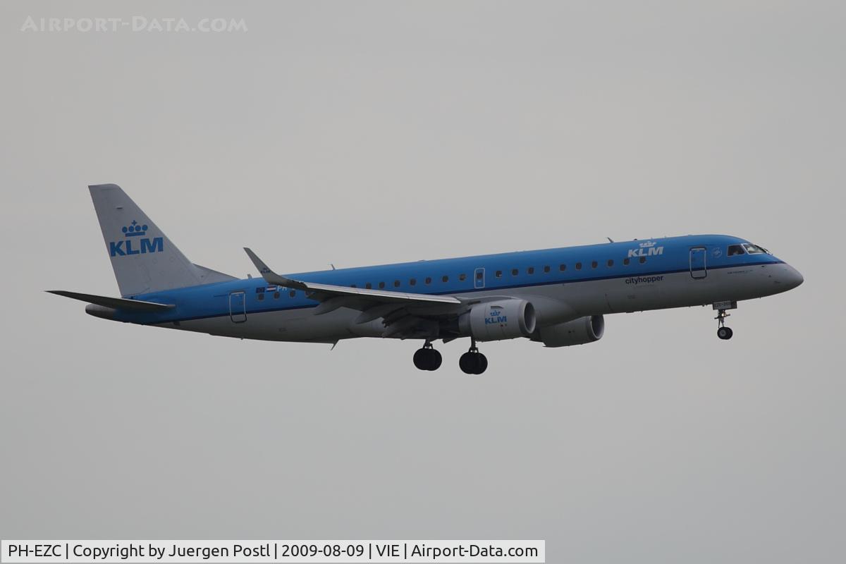PH-EZC, 2008 Embraer 190LR (ERJ-190-100LR) C/N 19000250, Embraer 190-100LR