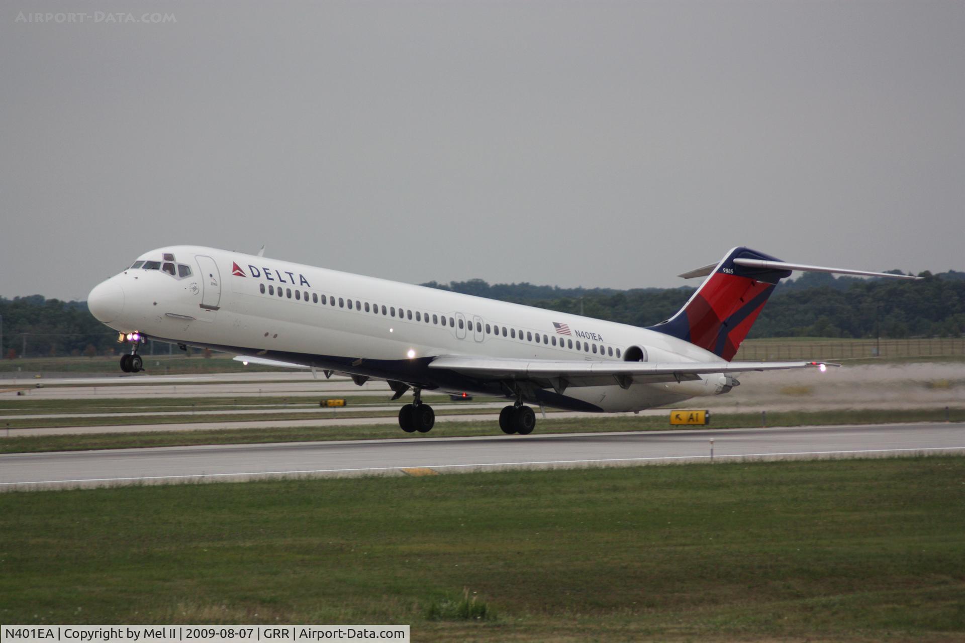 N401EA, 1975 Douglas DC-9-51 C/N 47682, NWA1745 - KGRR-KDTW - Departing RWY 26L
