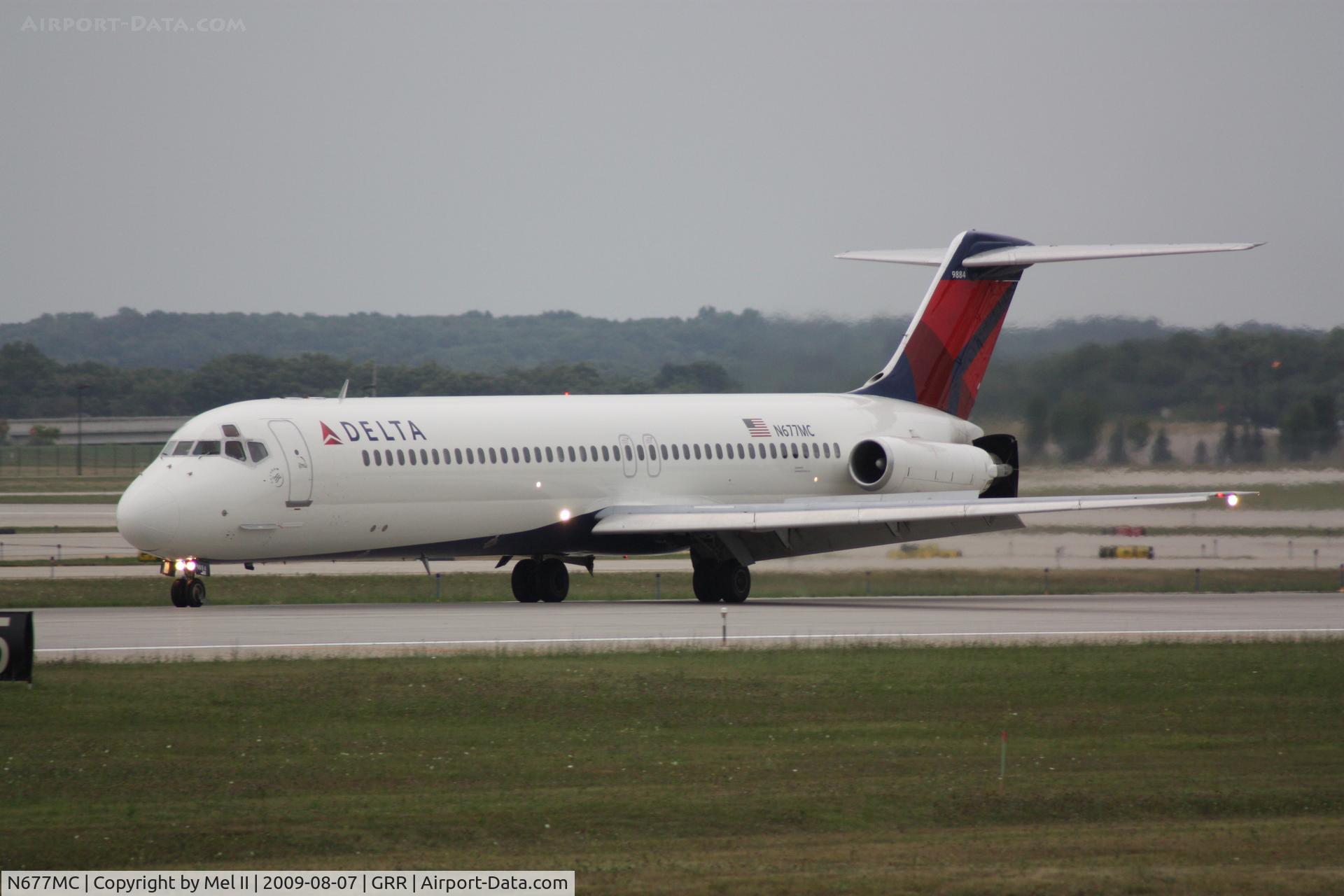 N677MC, 1977 McDonnell Douglas DC-9-51 C/N 47756, NWA1520 - KMSP-KGRR - Landing RWY 26L