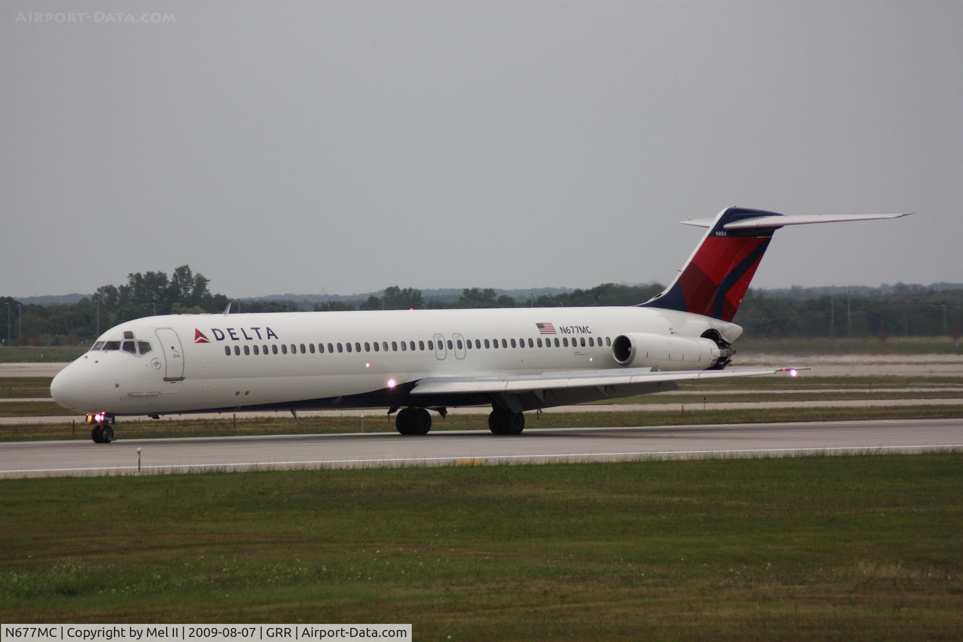 N677MC, 1977 McDonnell Douglas DC-9-51 C/N 47756, NWA1520 - KMSP-KGRR - Landing RWY 26L