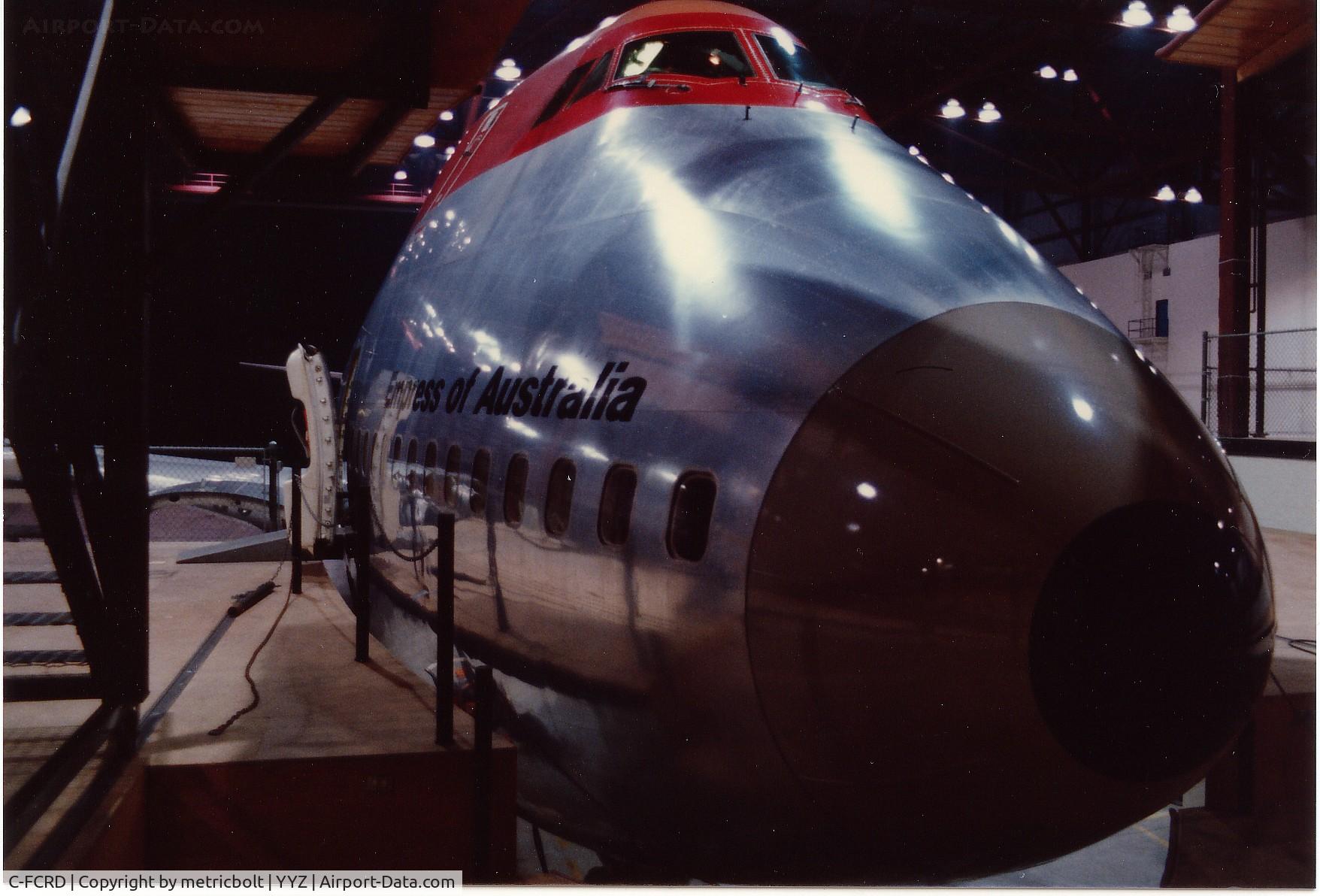 C-FCRD, 1974 Boeing 747-217B C/N 20927, At the CP Air hangar,early 1980s.