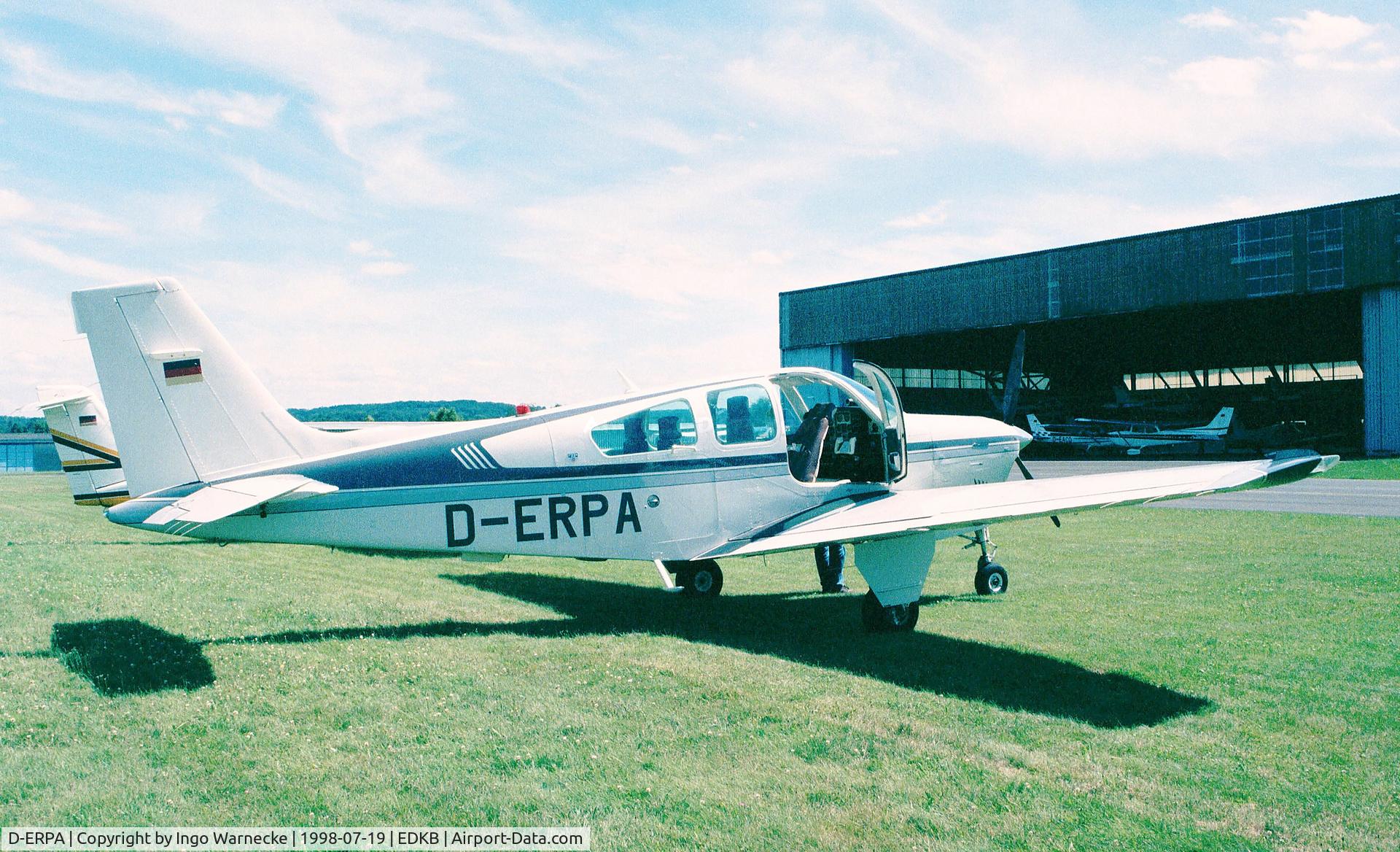 D-ERPA, Beech F33A Bonanza Bonanza C/N CE-1452, Beechcraft F33A Bonanza at Bonn-Hangelar airfield