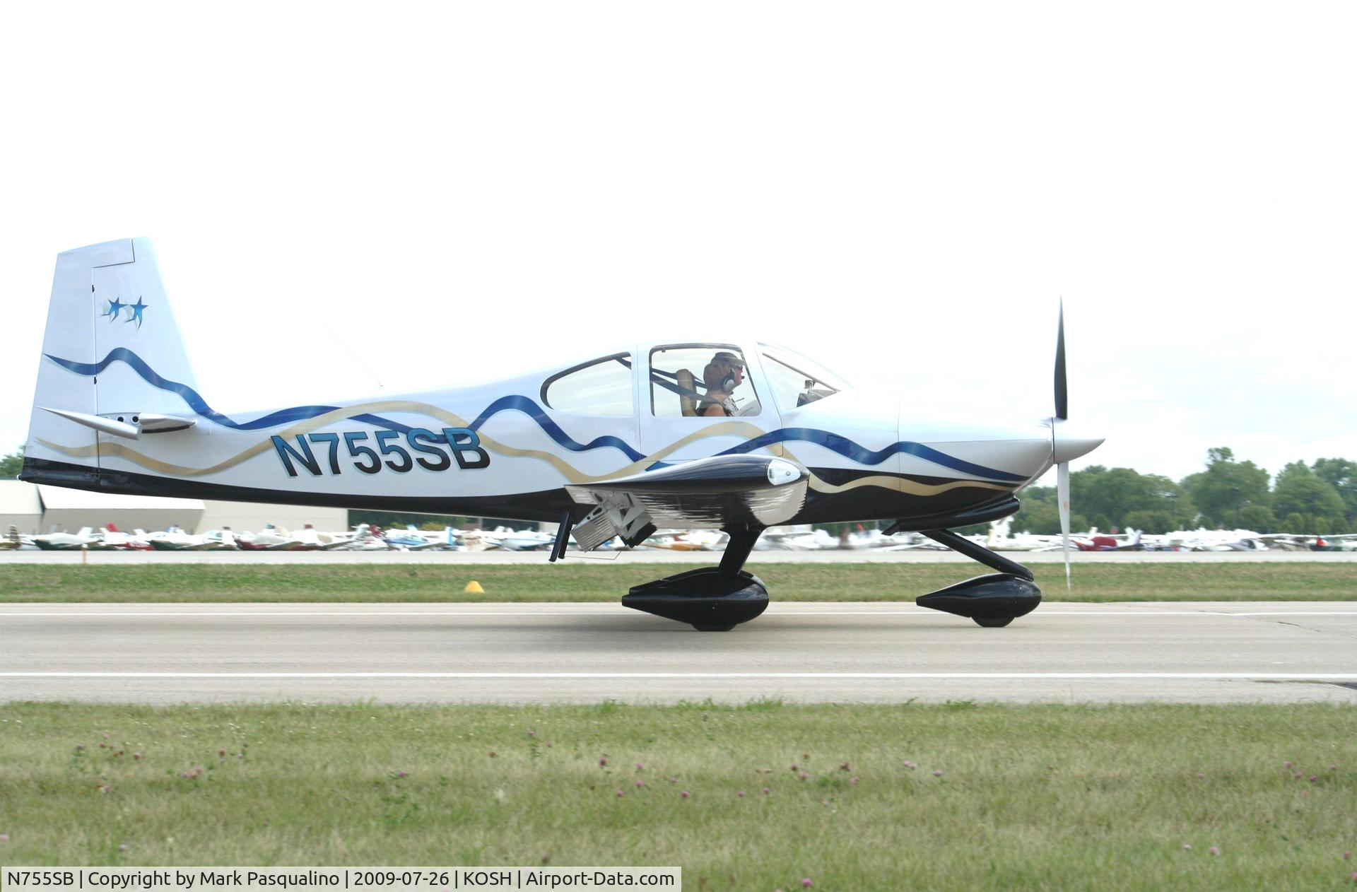 N755SB, 2008 Vans RV-10 C/N 40001, RV-10