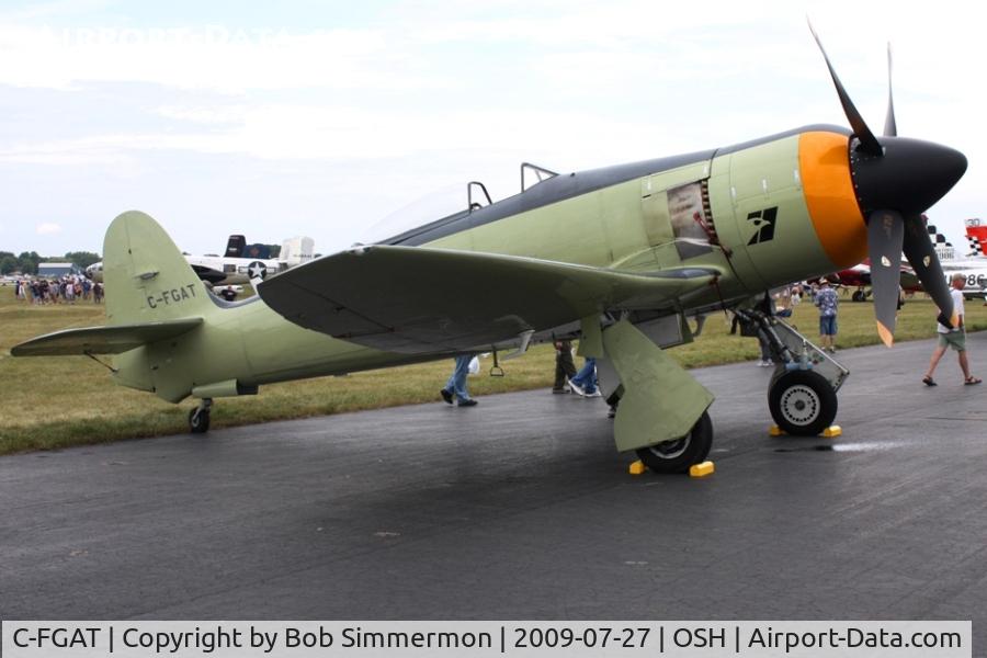C-FGAT, 1957 Hawker Sea Fury T.20S C/N 41H/623282, On display at Airventure 2009 - Oshkosh, Wisconsin.