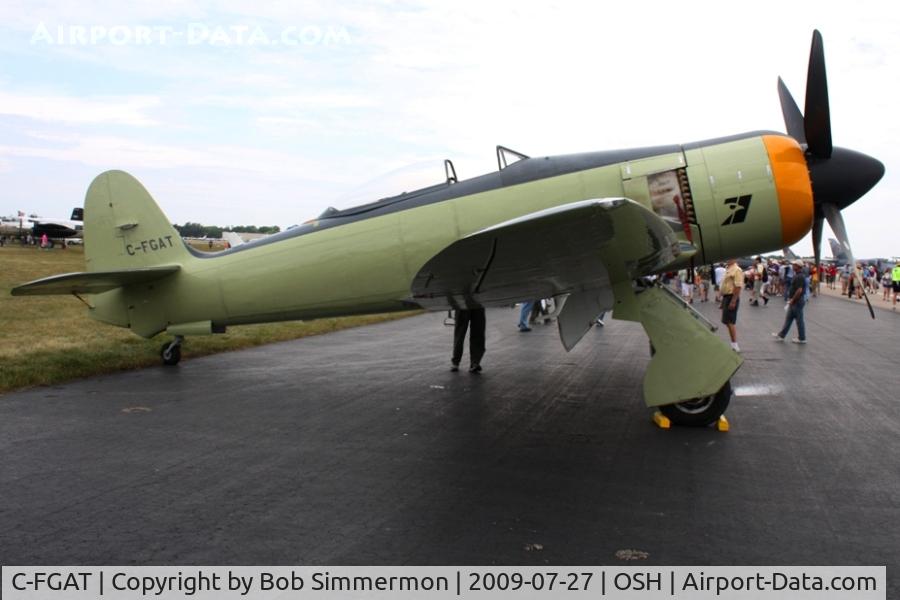 C-FGAT, 1957 Hawker Sea Fury T.20S C/N 41H/623282, On display at Airventure 2009 - Oshkosh, Wisconsin.