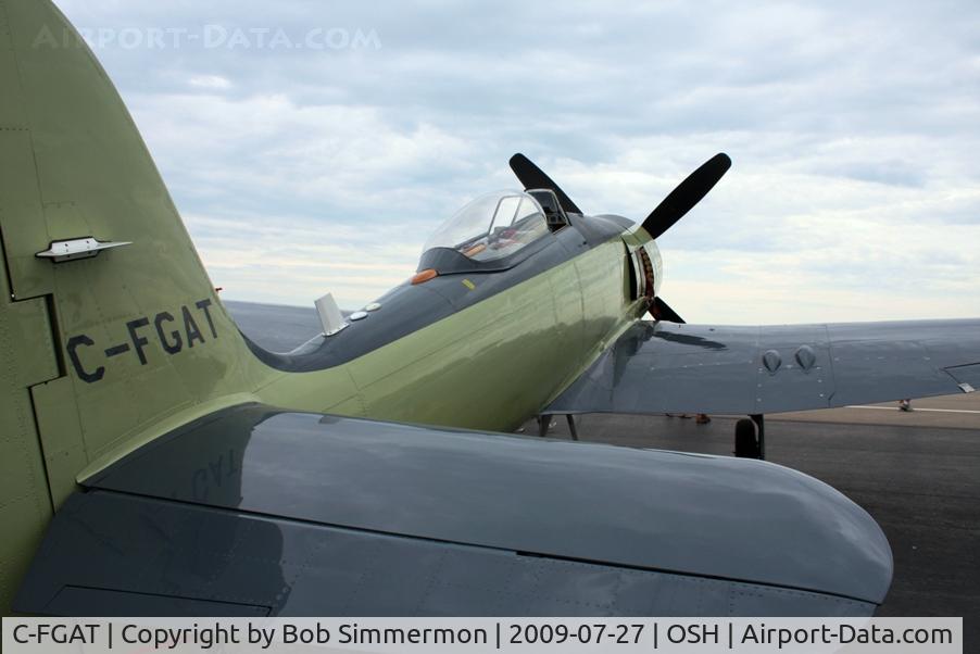 C-FGAT, 1957 Hawker Sea Fury T.20S C/N 41H/623282, On display at Airventure 2009 - Oshkosh, Wisconsin.