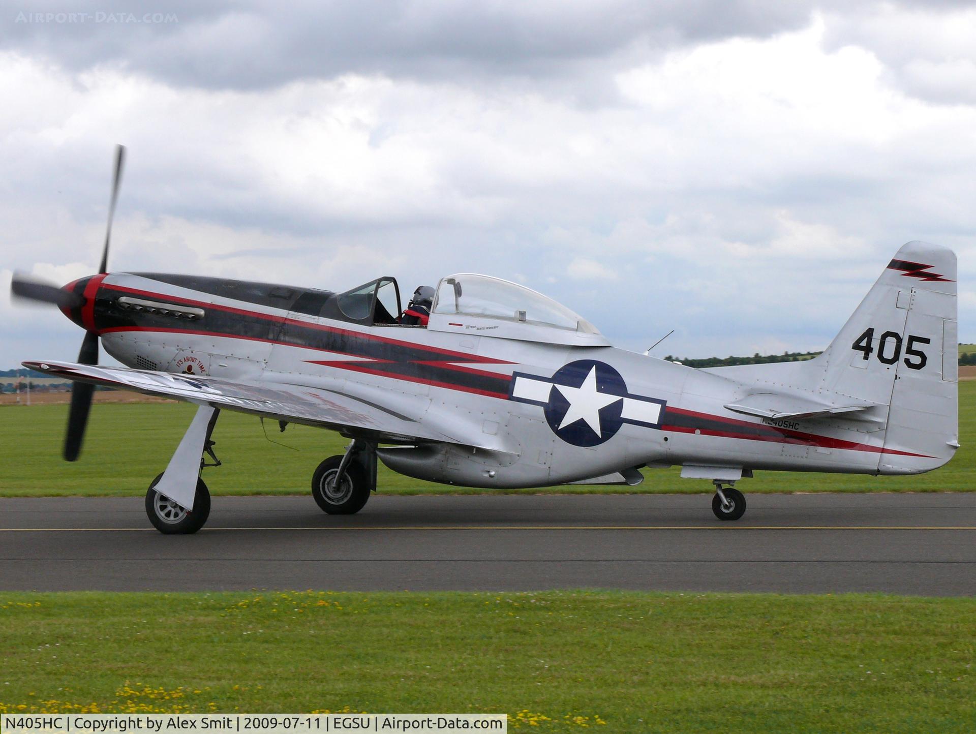 N405HC, 1944 North American F-51D Mustang C/N 44-10753, Cavalier F-51D Mustang NL405HC Biltema painted in US Air Force colors