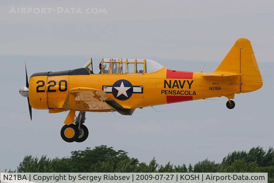 N21BA, 1954 North American SNJ-6 Texan C/N 121-43183, EAA AirVenture 2009