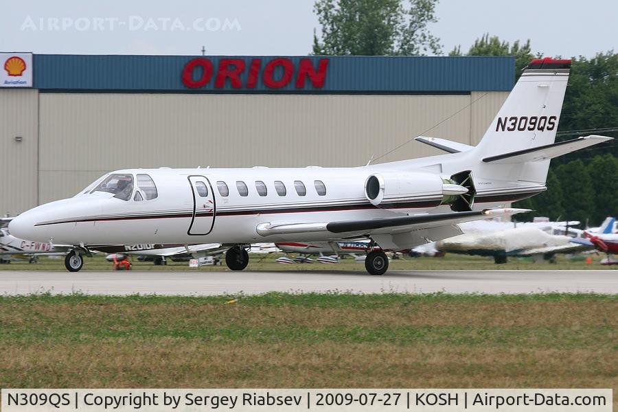 N309QS, 1999 Cessna 560 Citation Ultra C/N 560-0509, EAA AirVenture 2009