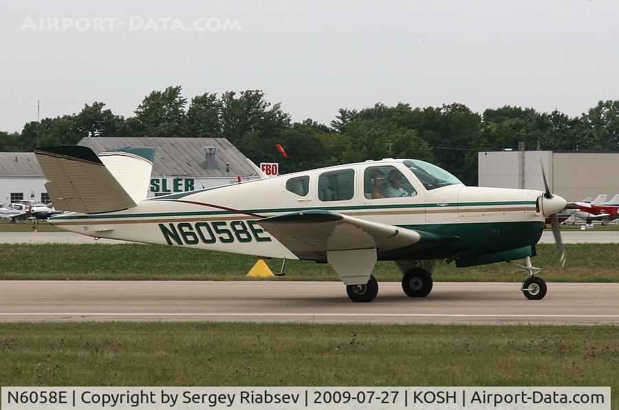 N6058E, 1959 Beech K35 Bonanza C/N D-6025, EAA AirVenture 2009