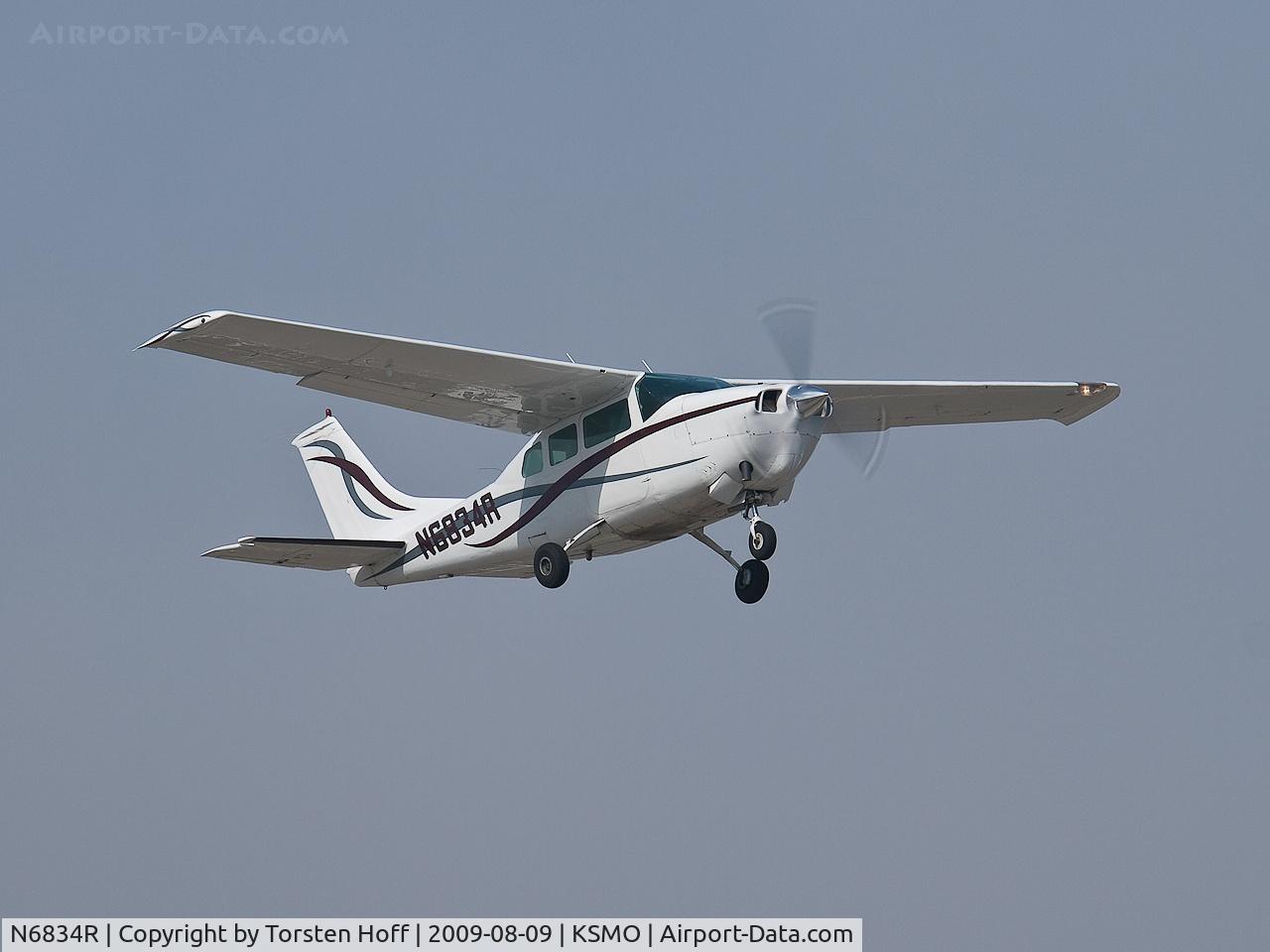 N6834R, 1966 Cessna T210G Turbo Centurion C/N T210-0234, N6834R departing from RWY 03