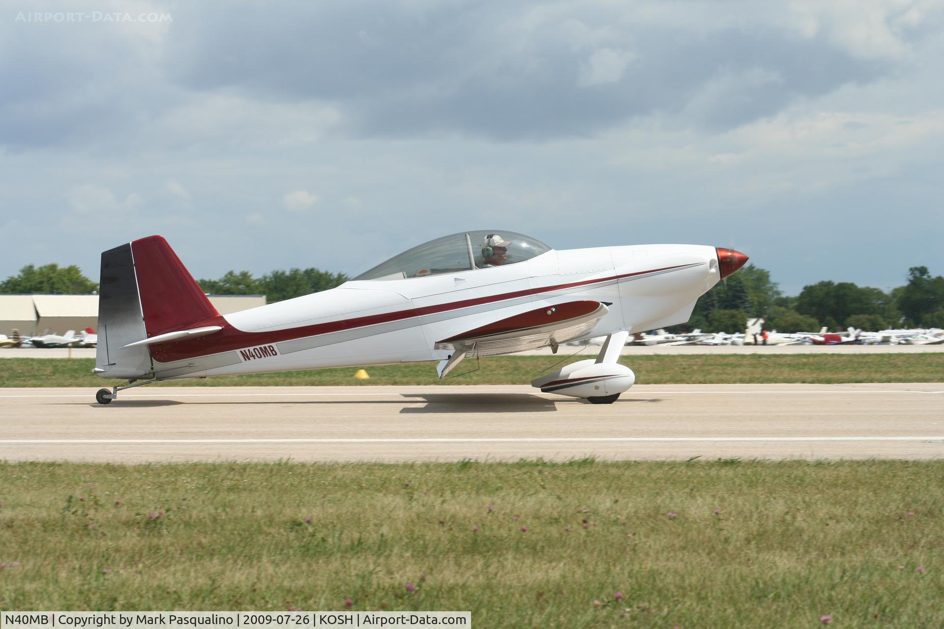 N40MB, Vans RV-4 C/N 708, RV-4
