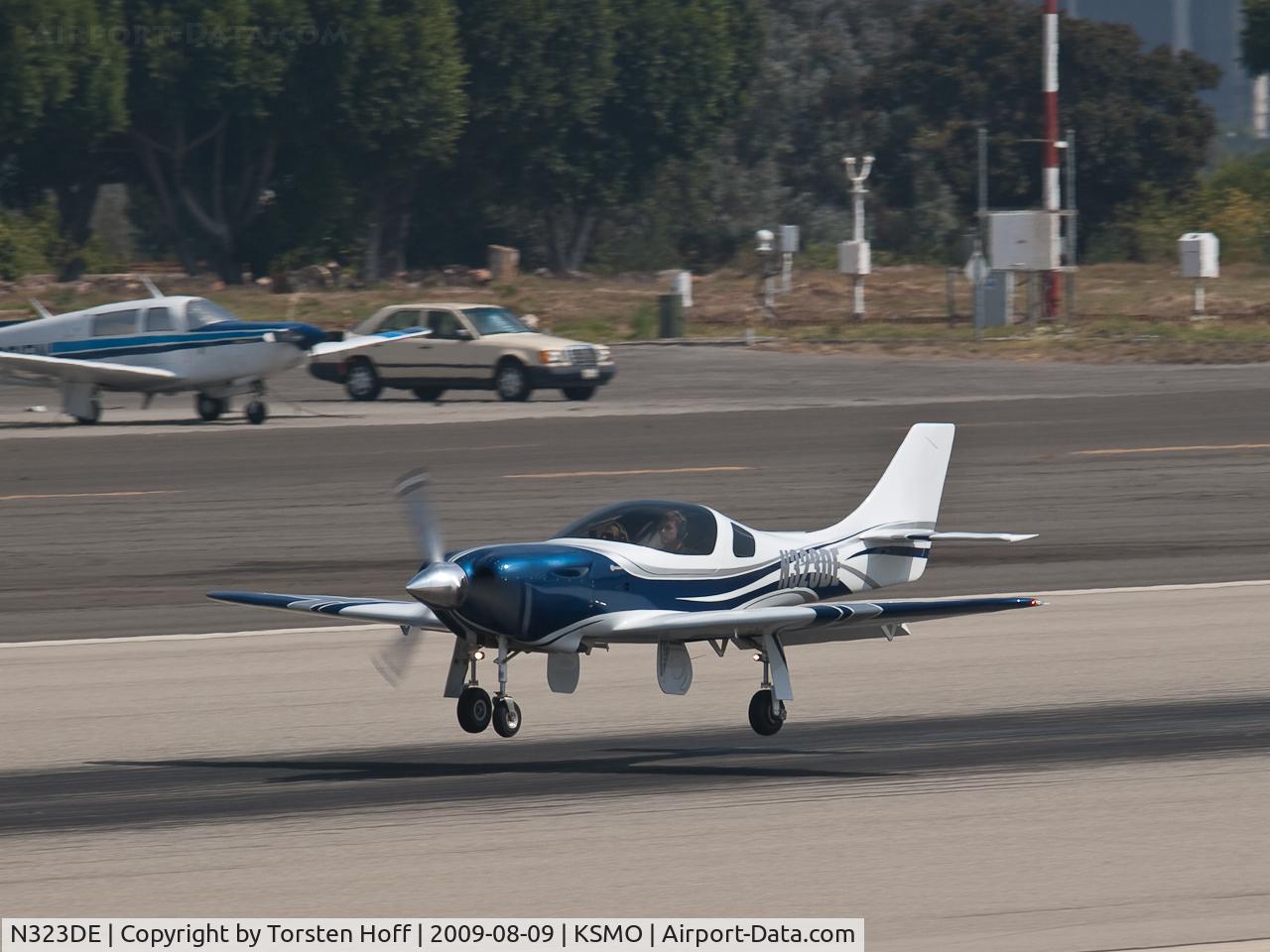 N323DE, 2006 Lancair Legacy C/N L2K-288, N323DE arriving on RWY 21