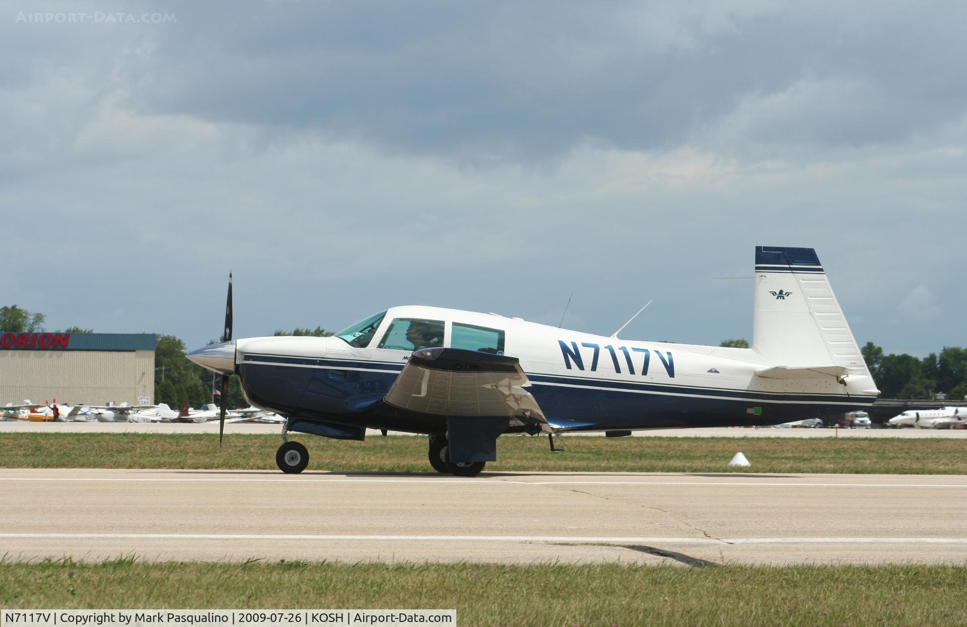N7117V, 1974 Mooney M20C Ranger C/N 20-0030, Mooney M20C
