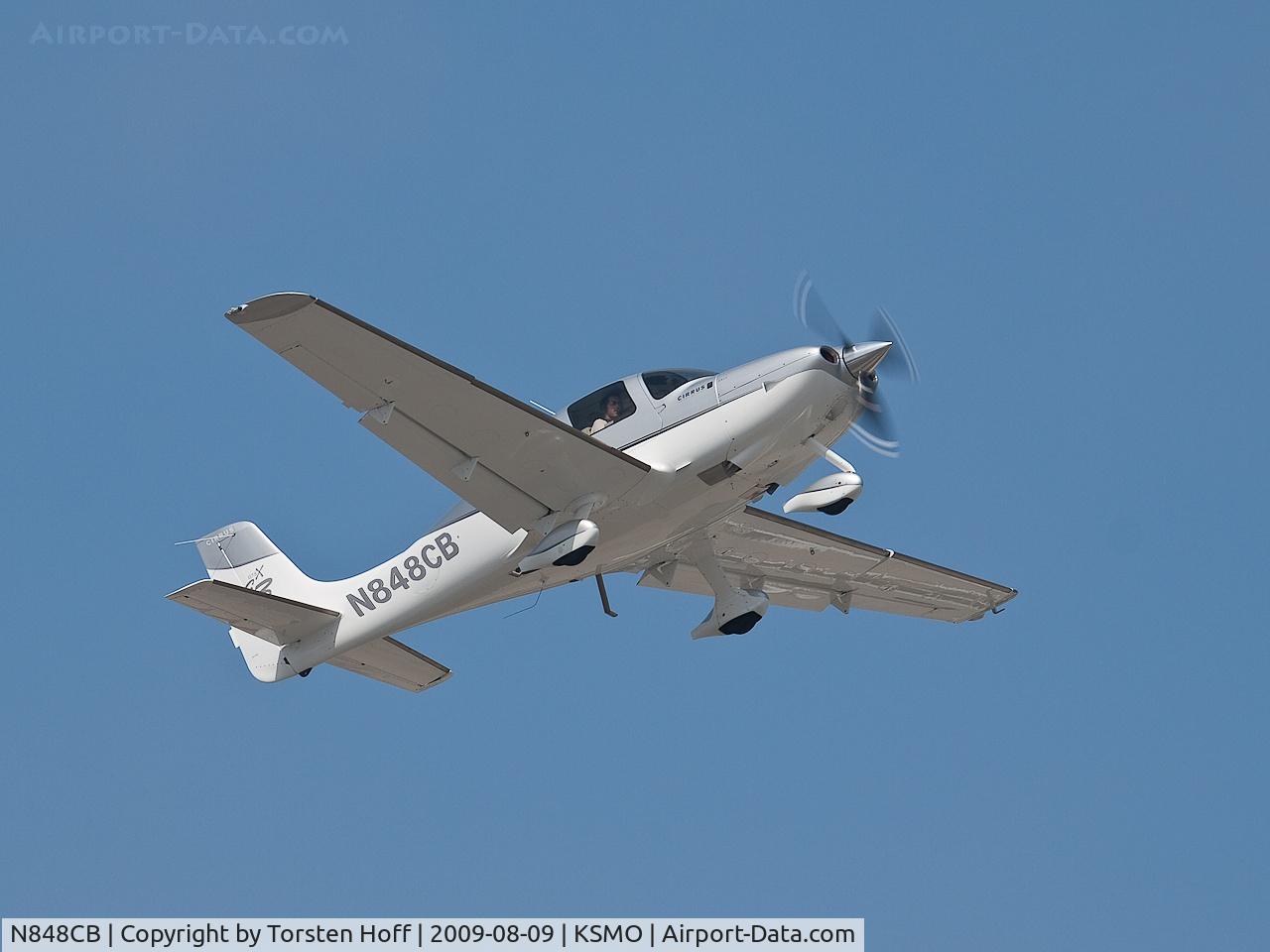 N848CB, 2007 Cirrus SR22 G3 GTSX C/N 2515, N848CB departing from RWY 03
