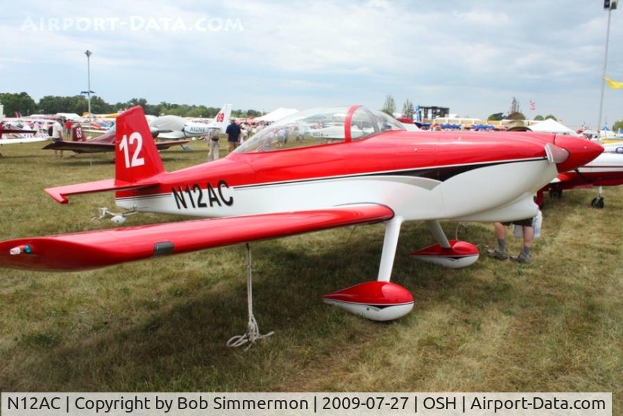 N12AC, 2005 Vans RV-8 C/N 80177, Airventure 2009 - Oshkosh, Wisconsin