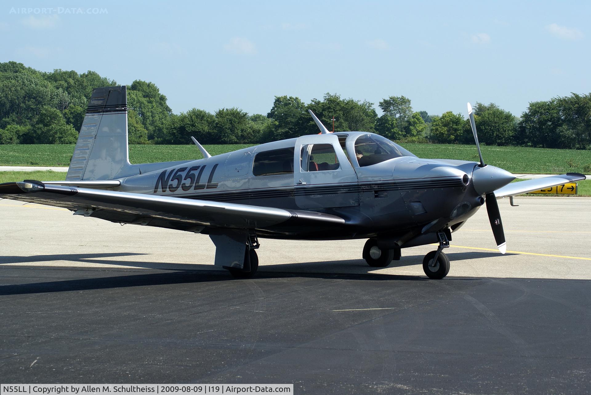 N55LL, 1981 Mooney M20J 201 C/N 24-1237, 1981 M20J