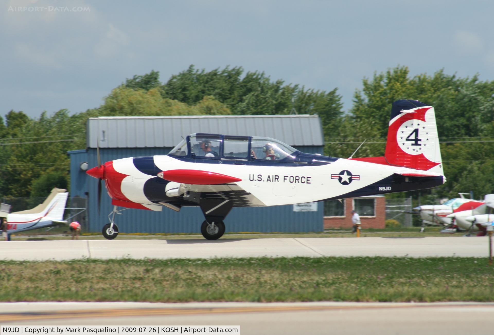 N9JD, 1955 Beech A45 C/N G-134, Beech T-34A