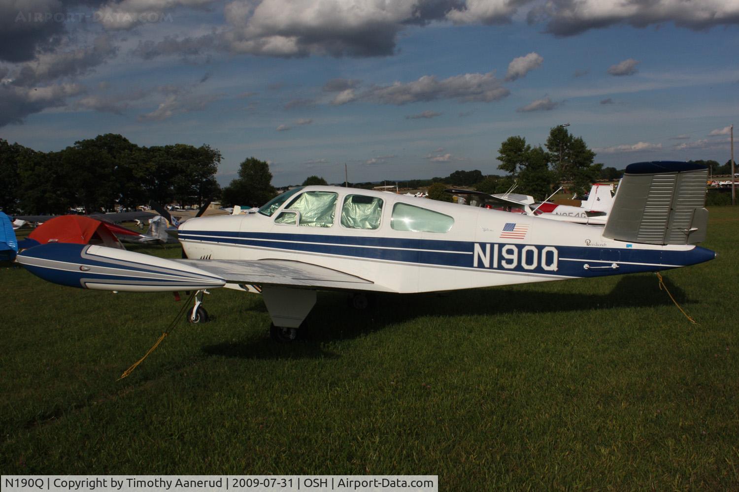 N190Q, 1964 Beech S35 Bonanza C/N D-7551, 1964 Beech S35, c/n: D-7551