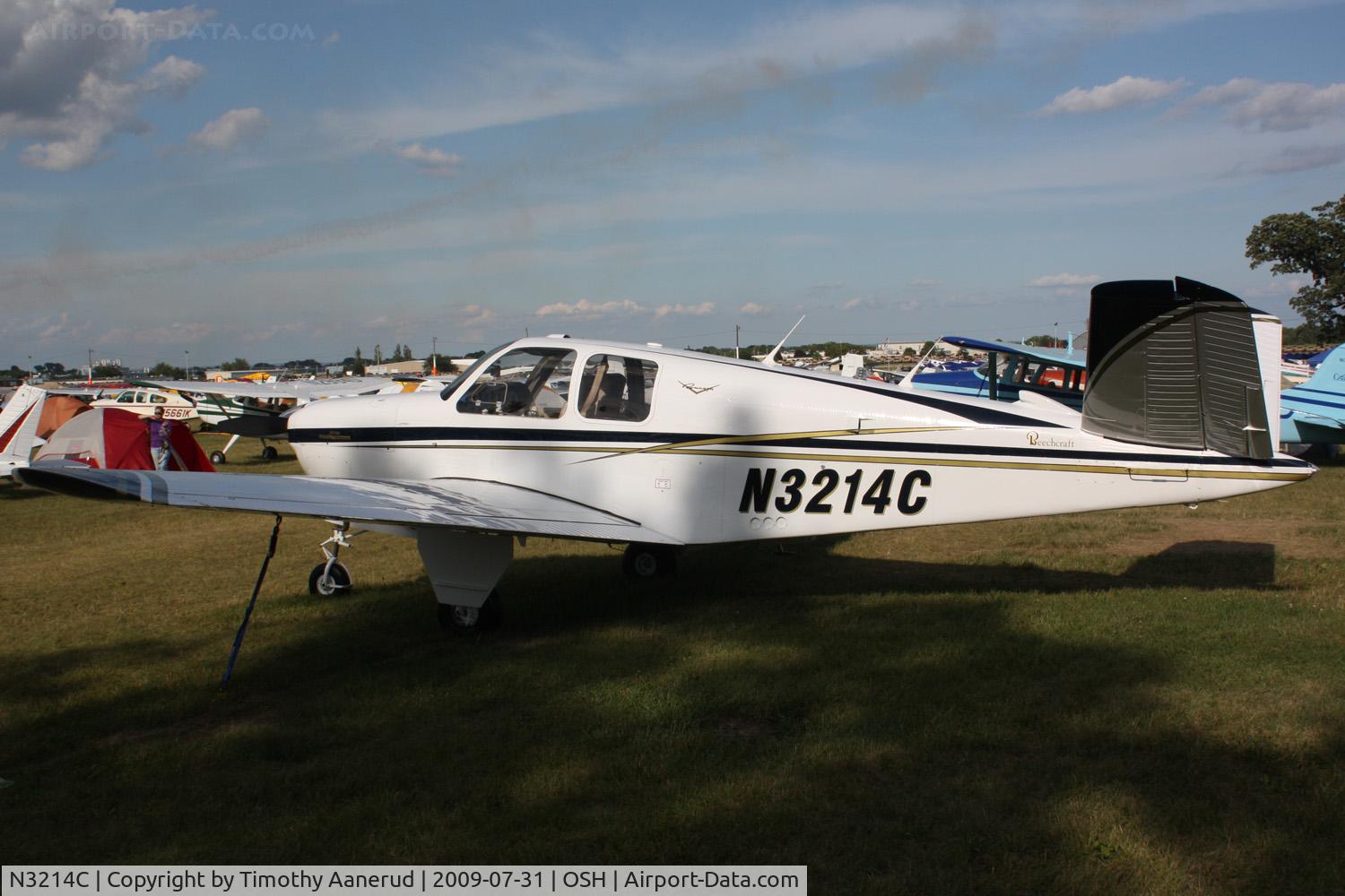 N3214C, 1954 Beech E35 C/N D-3878, 1954 Beech E35, c/n: D-3878