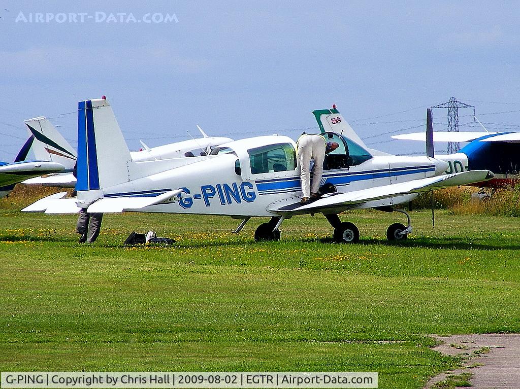 G-PING, 1979 Grumman American AA-5A Cheetah C/N AA5A-0878, privately owned. Previous ID's G-OCWC & G-WULL