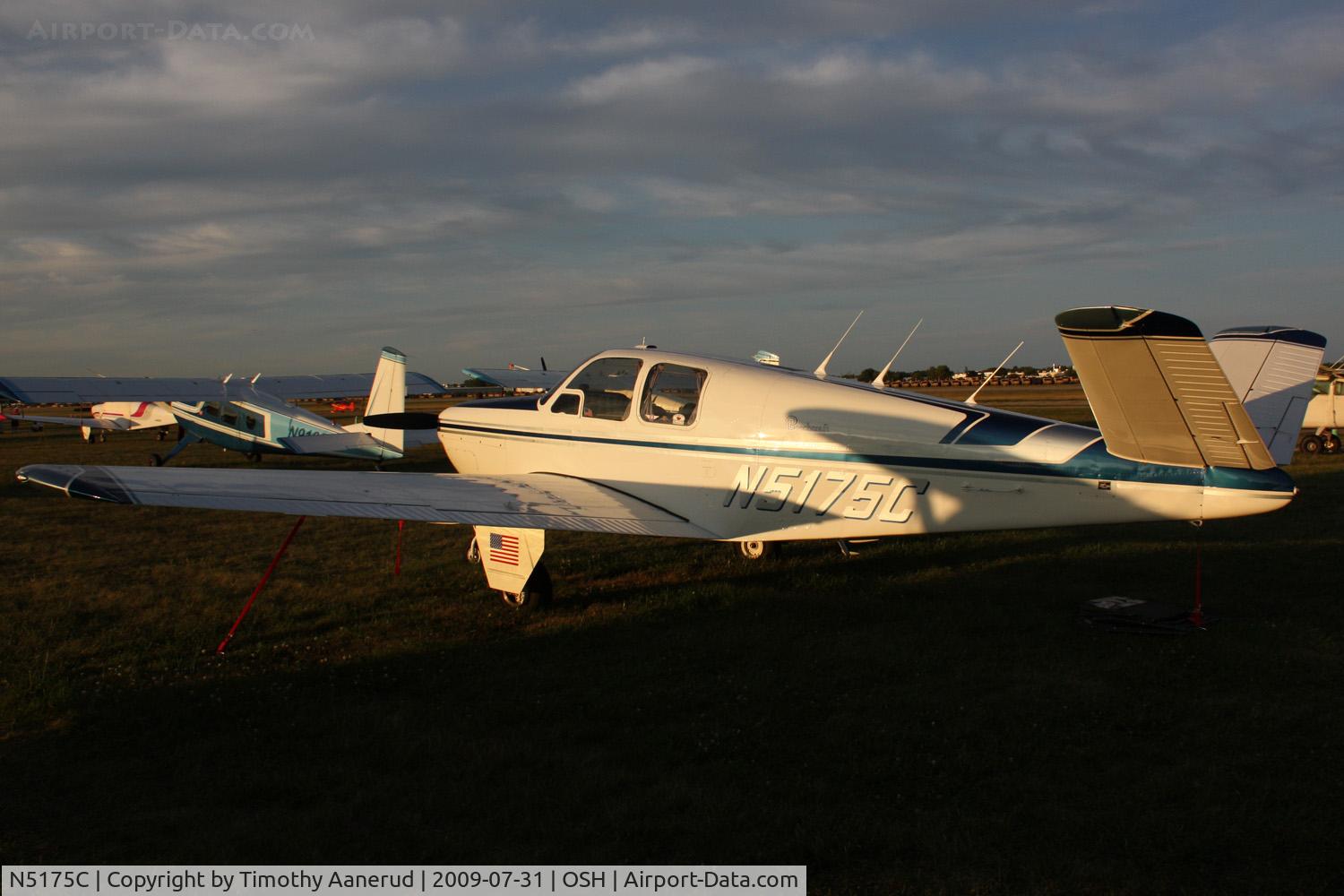 N5175C, 1950 Beech B35 C/N D-2400, 1950 Beech B35, c/n: D-2400