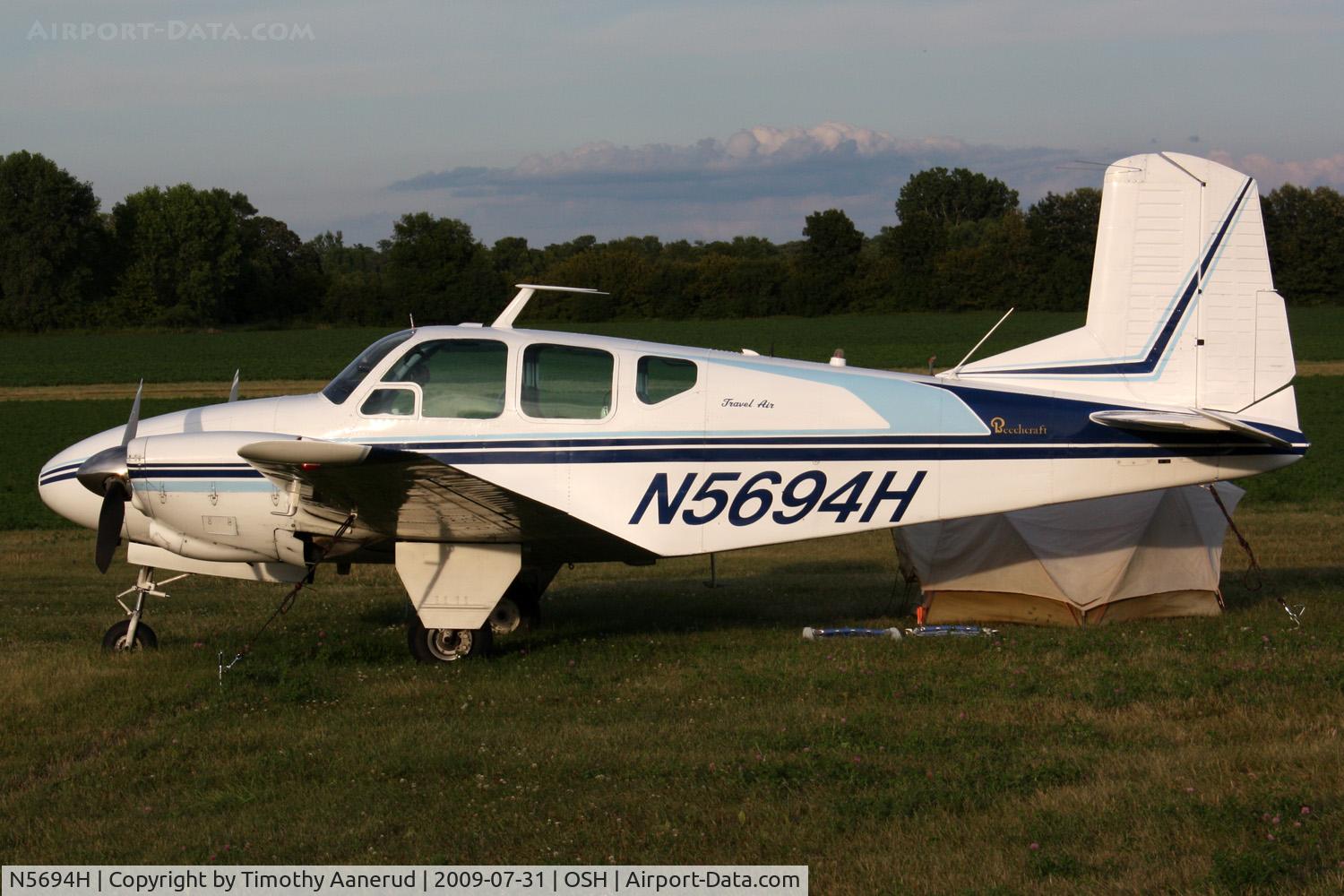 N5694H, 1965 Beech 95 C/N TD-243, 1965 Beech 95, c/n: TD-243