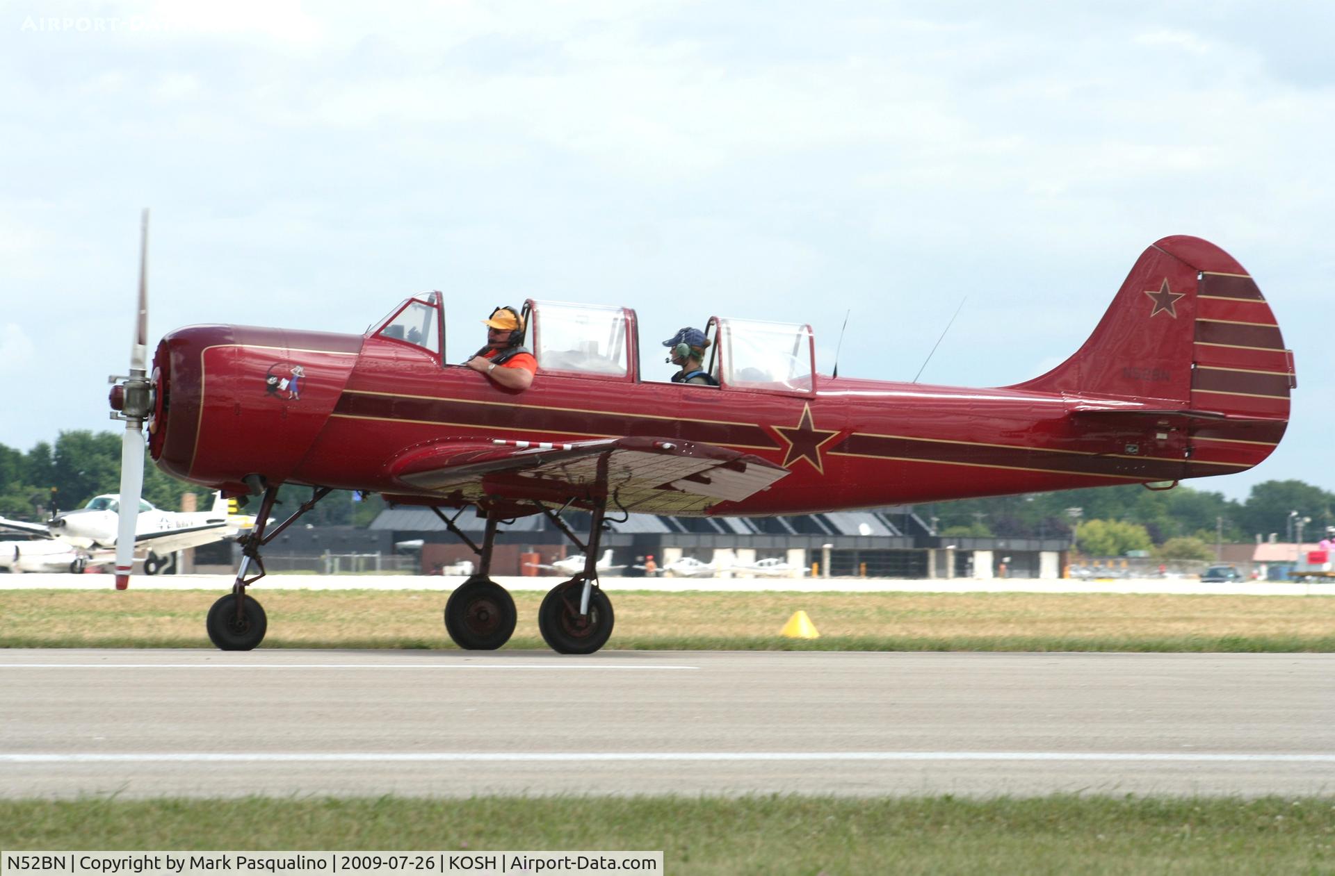 N52BN, 1993 Yakovlev Yak-52 C/N 9311705, YAK 52