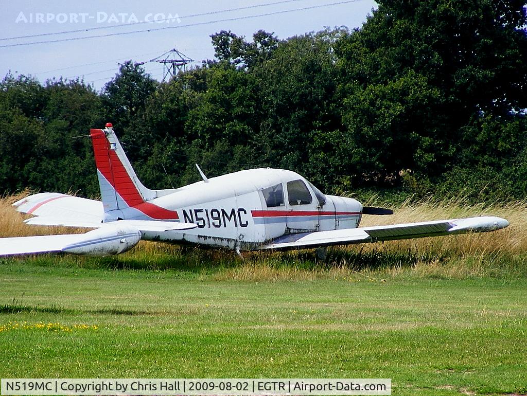 N519MC, 1973 Piper PA-28-140 Cherokee F C/N 28-7325519, one of the many wrecks at Elstree
