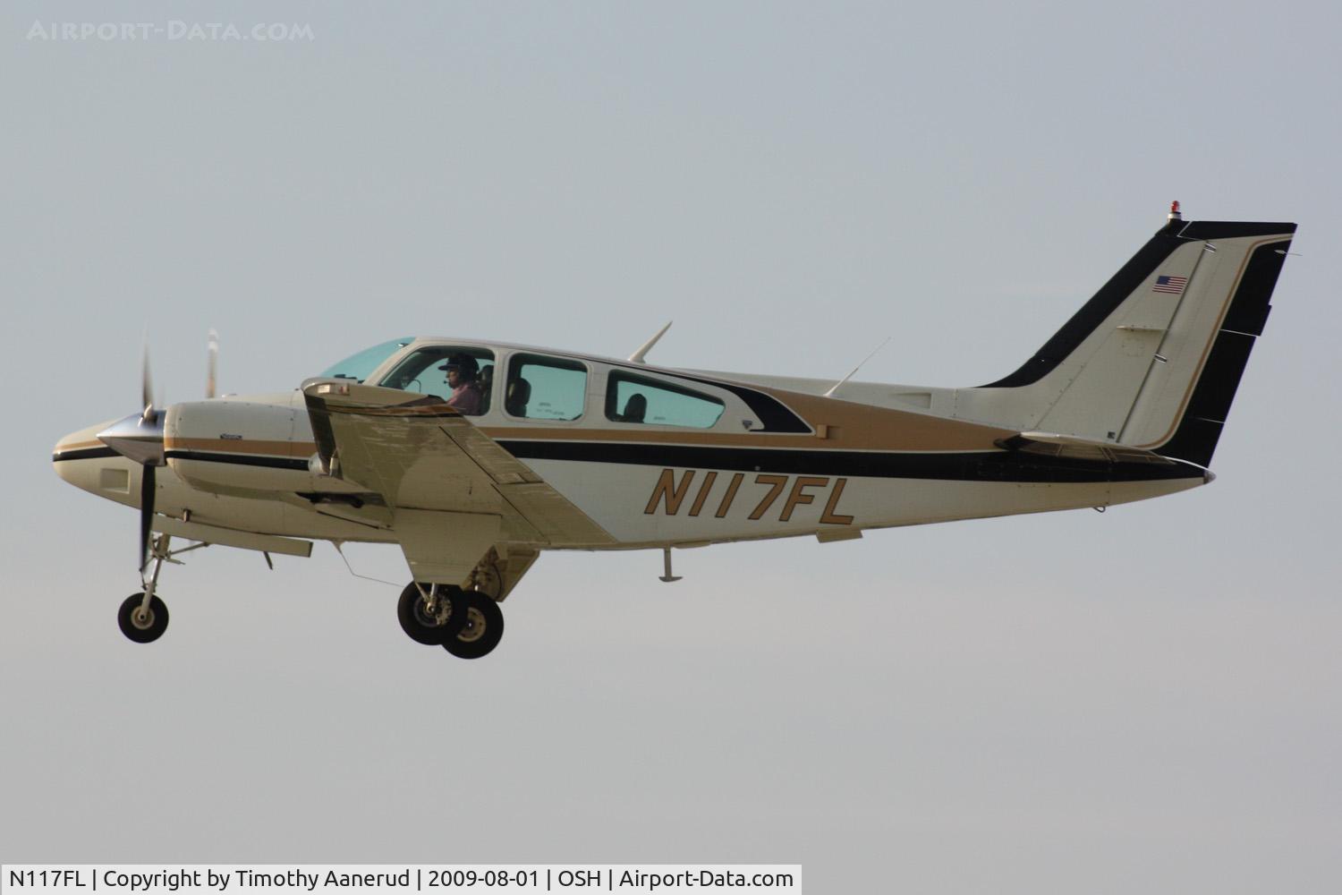 N117FL, 1979 Beech 95-B55 (T42A) Baron C/N TC-2226, 1979 Beech 95-B55 (T42A), c/n: TC-2226