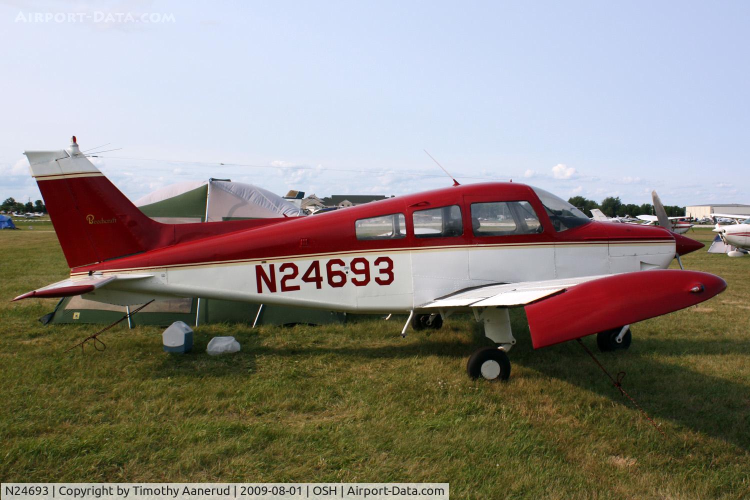 N24693, 1973 Beech C23 Sundowner 180 C/N M-1443, 1973 Beech C23, c/n: M-1443