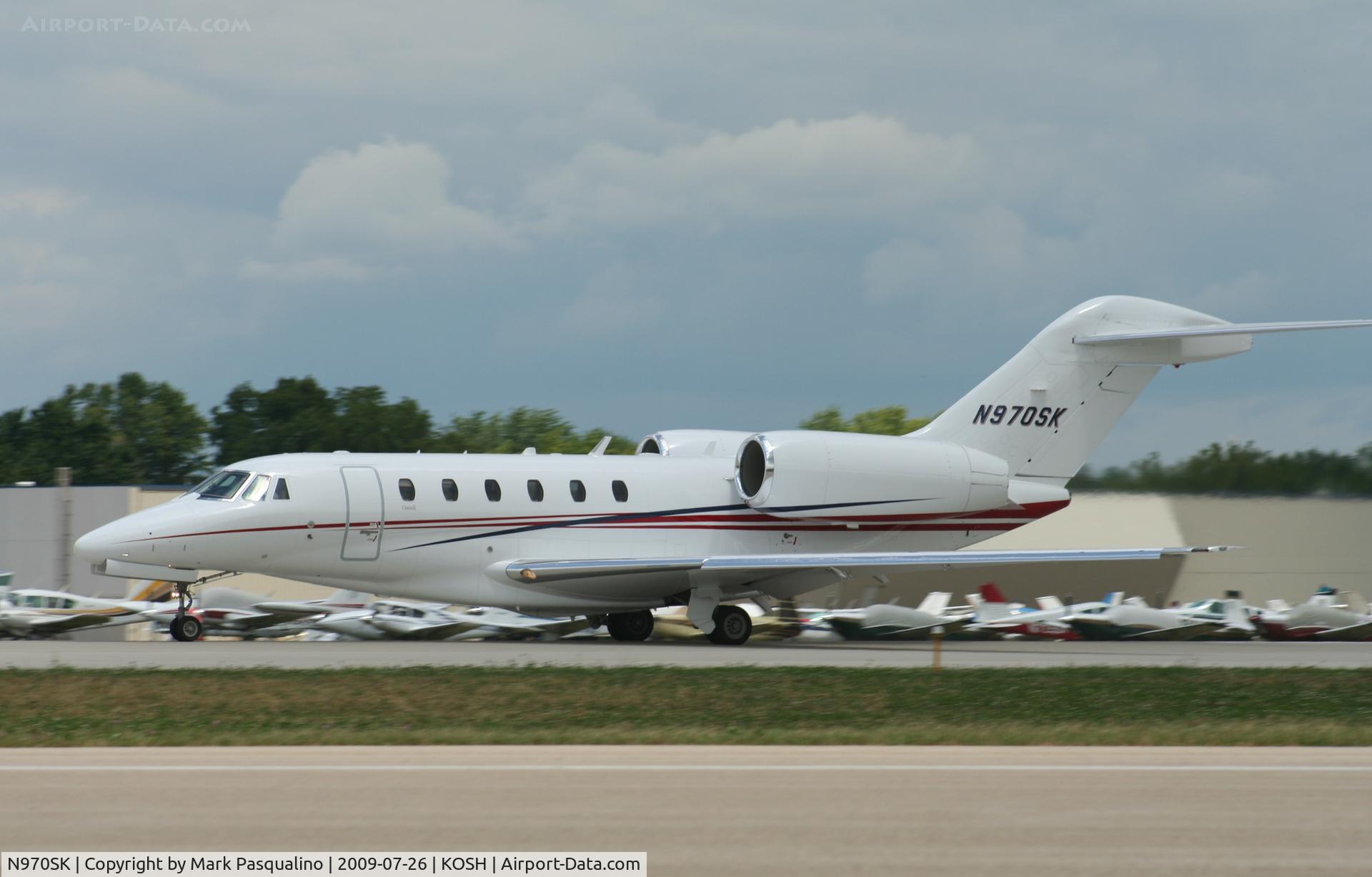 N970SK, 2002 Cessna 750 Citation X C/N 750-0186, Cessna 750