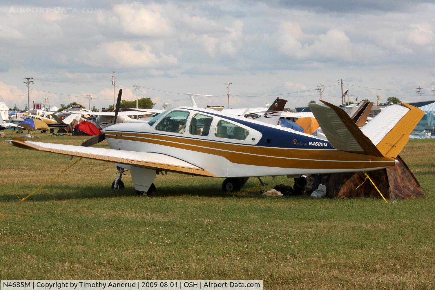 N4685M, 1978 Beech V35B Bonanza C/N D-10143, 1978 Beech V35B, c/n: D-10143