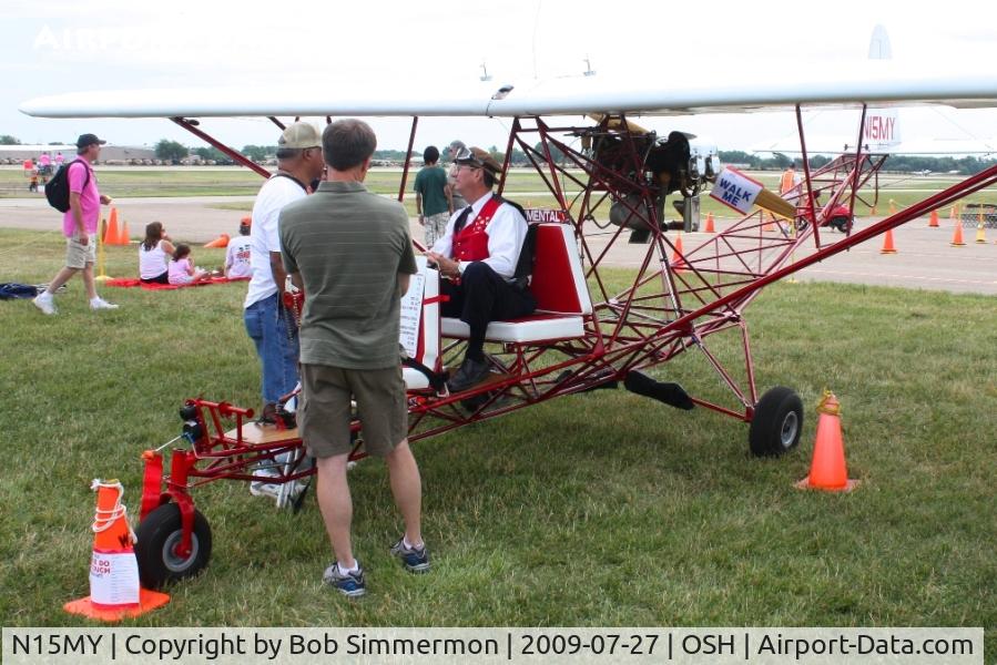 N15MY, 2008 Breezy RLU-1 C/N M148361JB, Breezy inventor Carl Unger seated on Mike Yankovich's machine.