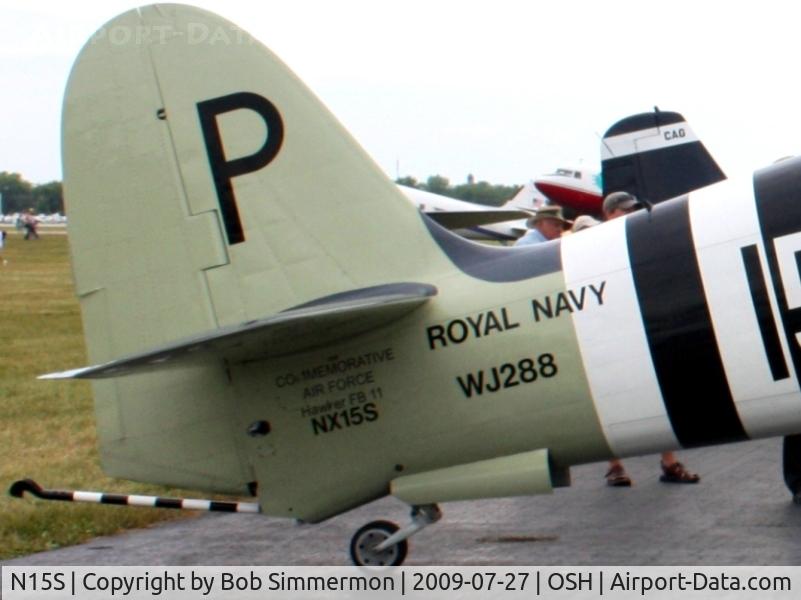 N15S, 1953 Hawker Sea Fury FB.11 C/N 41H/696792, Airventure 2009 - Oshkosh, Wisconsin