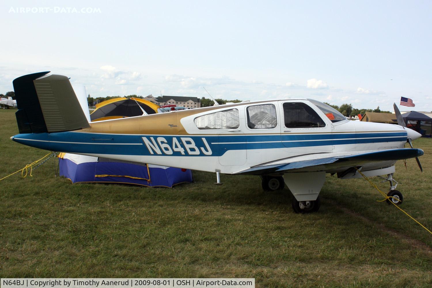 N64BJ, 1964 Beech S35 Bonanza C/N D-7615, 1964 Beech S35, c/n: D-7615