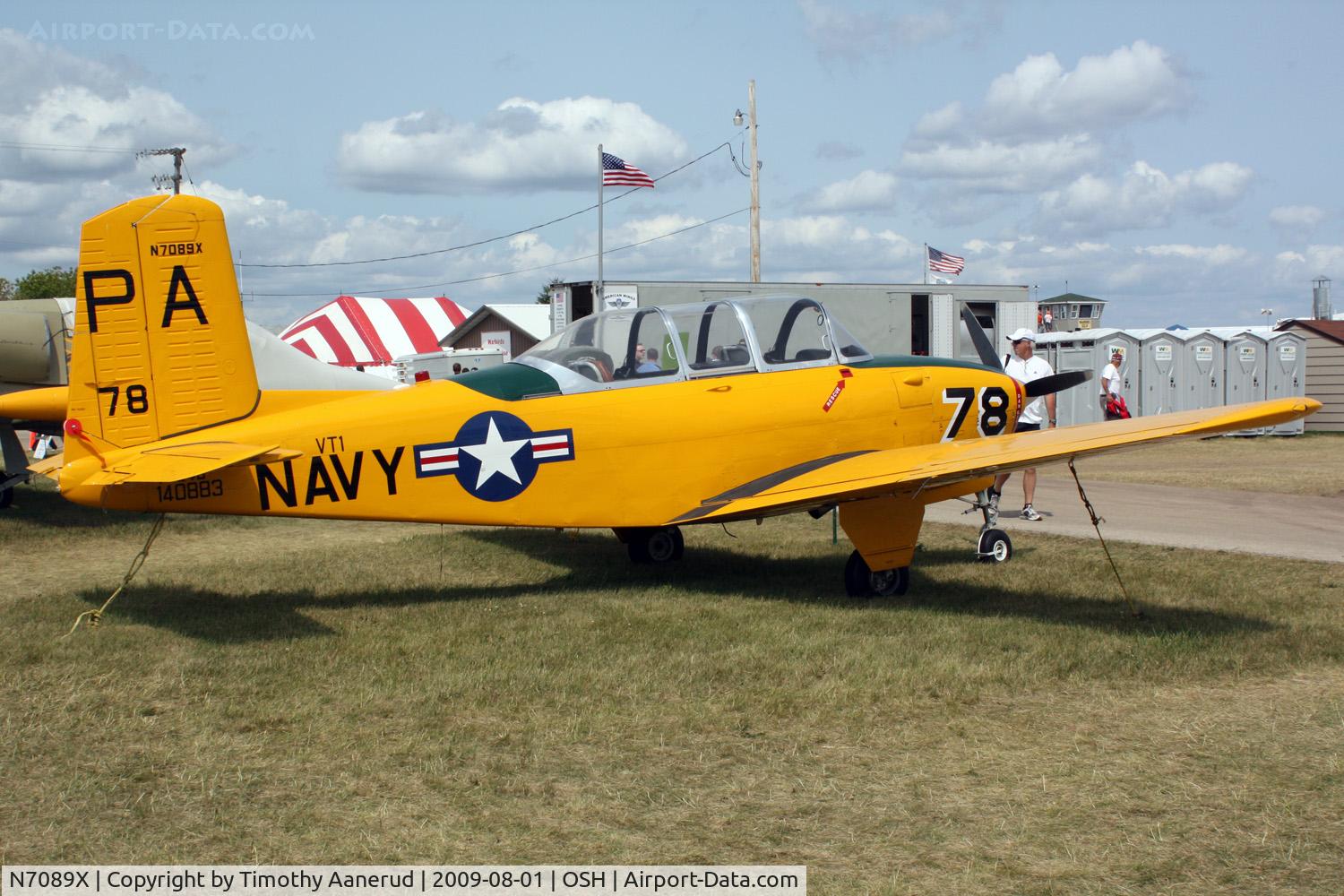 N7089X, Beech T-34B Mentor C/N 140883, Beech T-34B, c/n: 140883