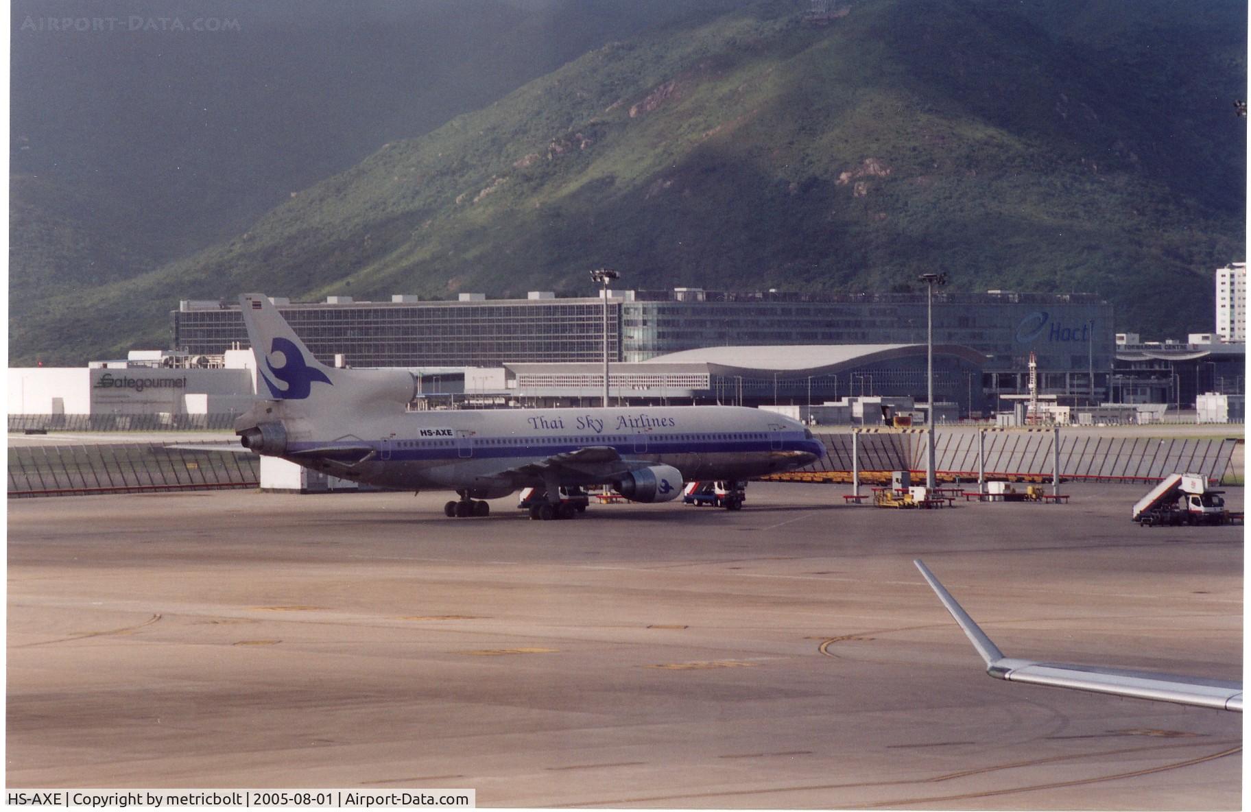 HS-AXE, 1974 Lockheed L-1011-385-1 TriStar 1 C/N 193C-1097, At HKG,ex Delta N718DA